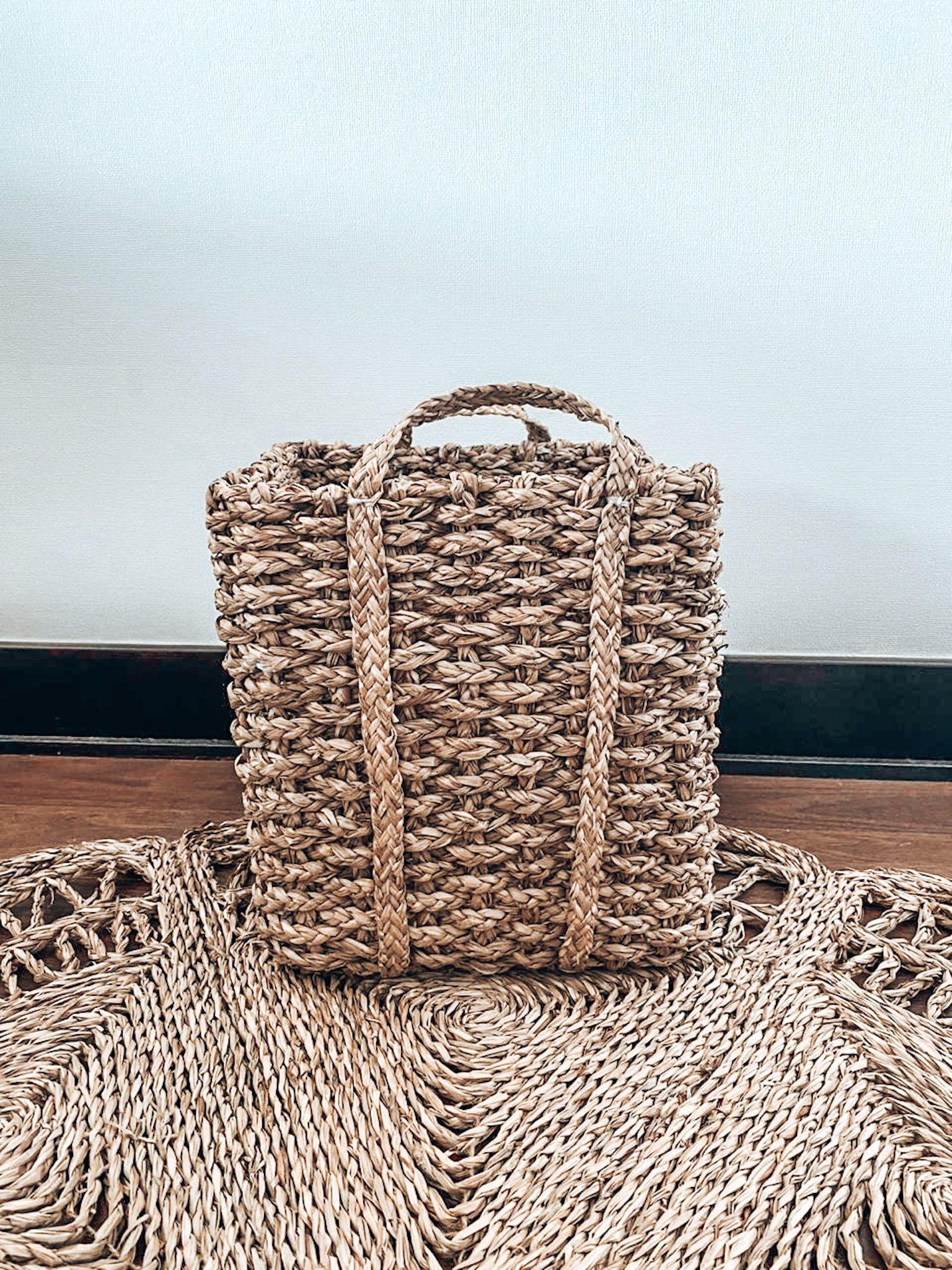 Canasto Camiña fibras naturales - CAZANDO TESOROS-2