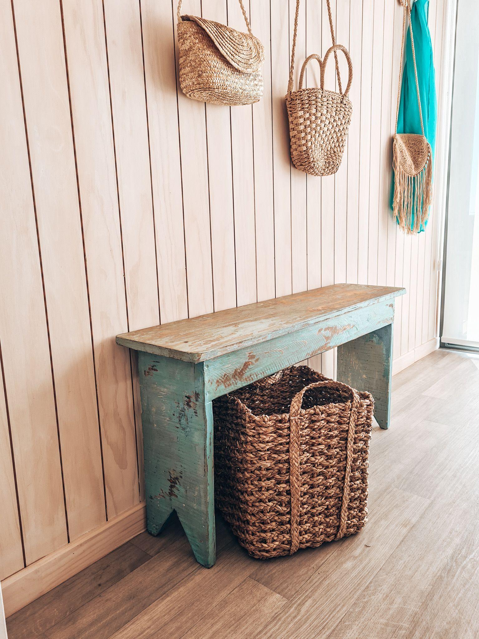 Canasto Camiña fibras naturales - CAZANDO TESOROS-4