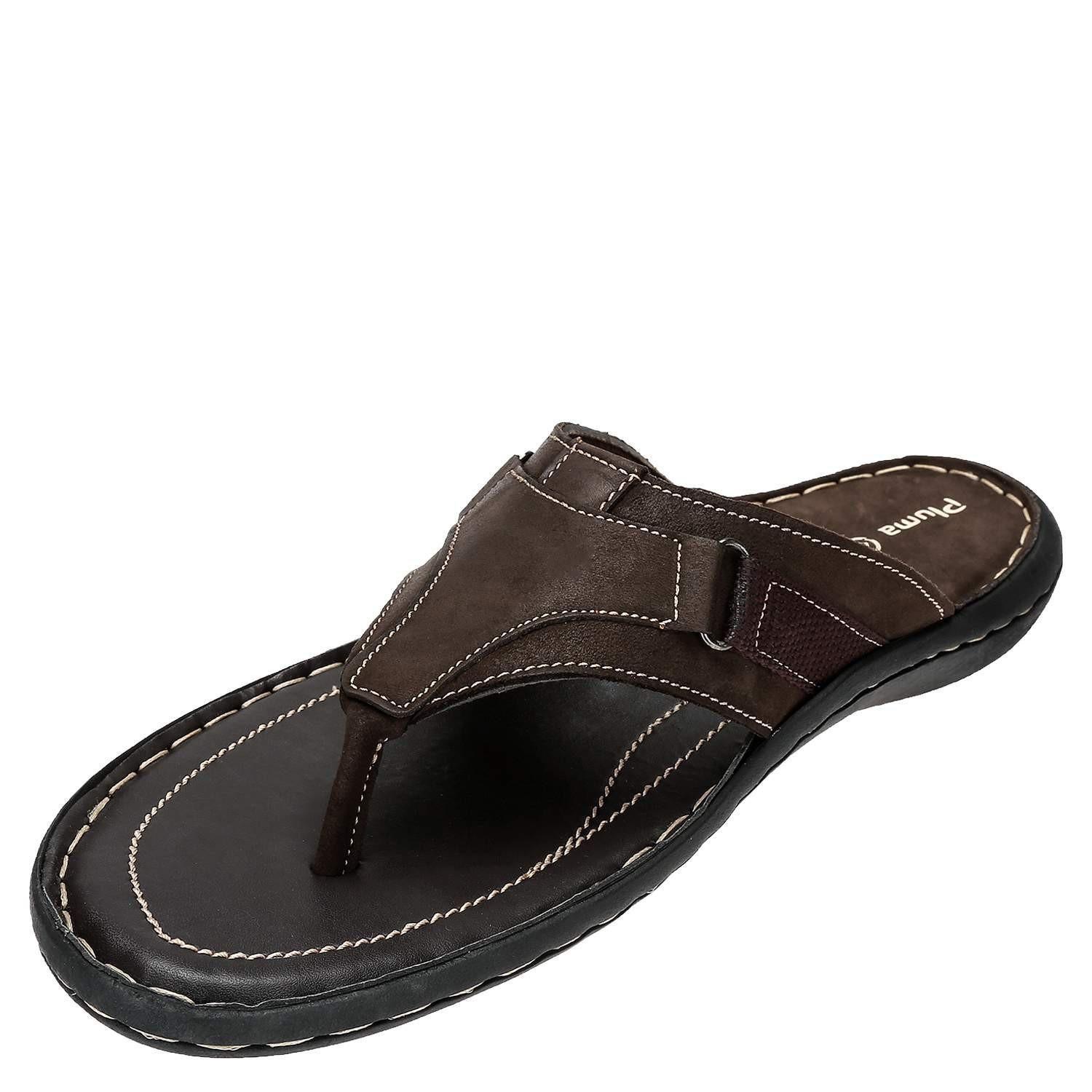 Sandalia Casual Hombre Pluma - S490 Café-4