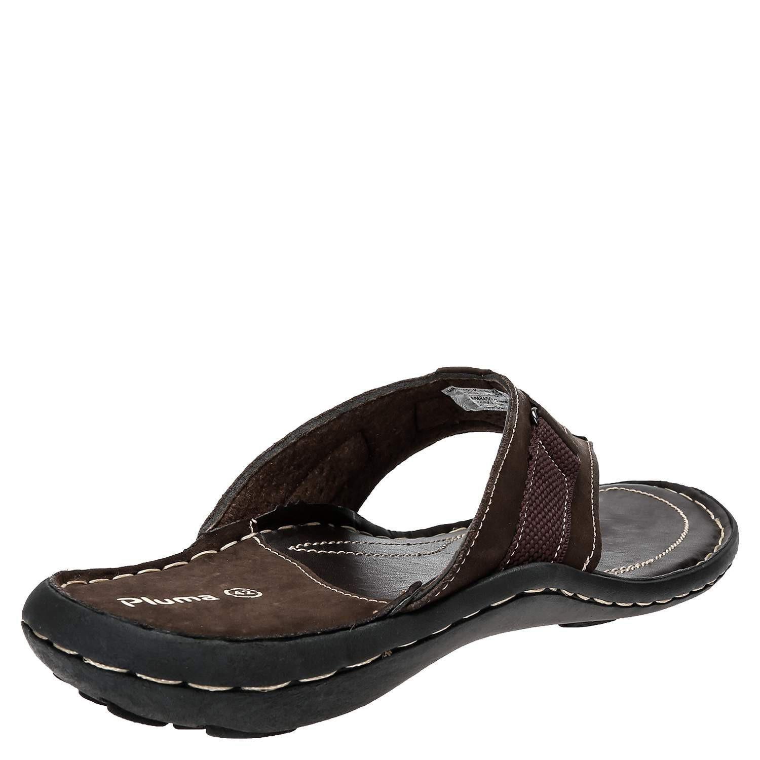 Sandalia Casual Hombre Pluma - S490 Café-2