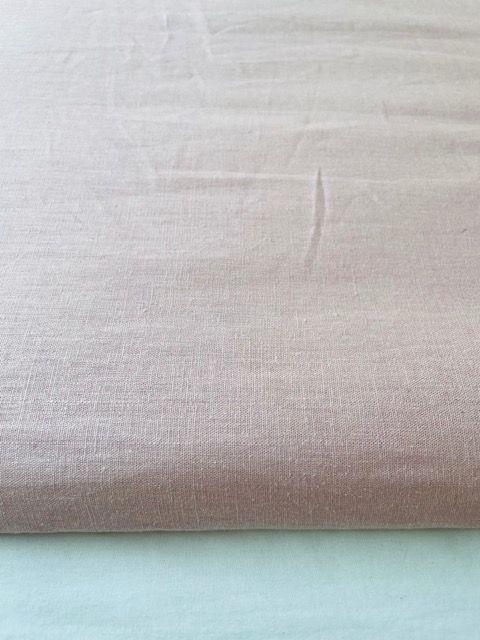 Set Piecera Lino palo rosa 80 x 140 + 1 cojín 50 x 30 cm Antonia Paz-3