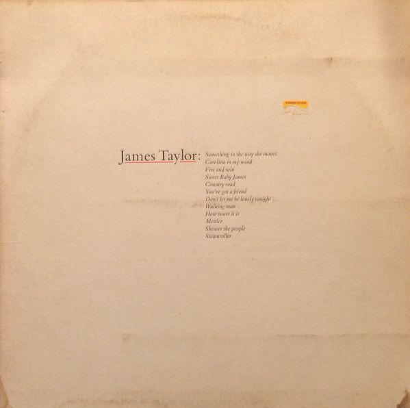 VINILO JAMES TAYLOR/ JAMES TAYLOR'S GREATEST HITS 1LP-0