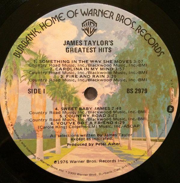 VINILO JAMES TAYLOR/ JAMES TAYLOR'S GREATEST HITS 1LP-1