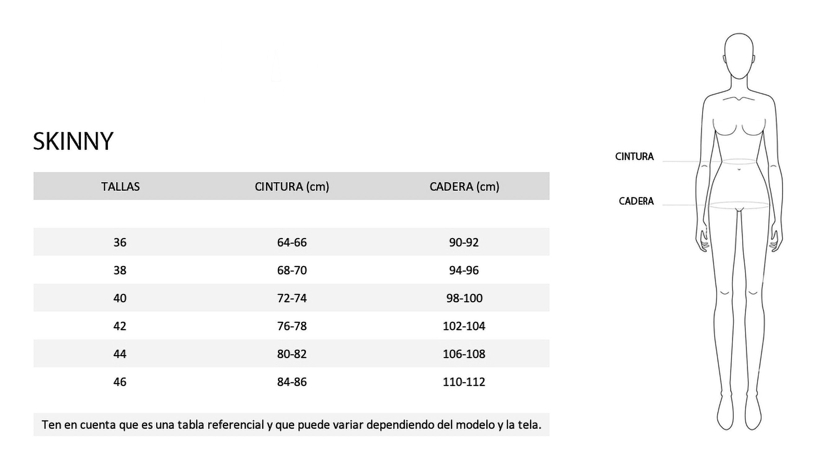 Jeans de Mujer Skinny Desflecado-5