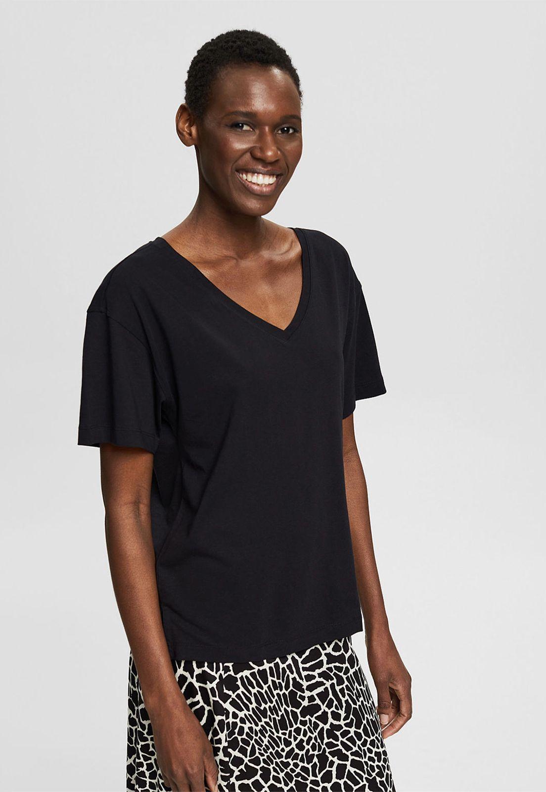 Polera Con Escote En V Esprit-0