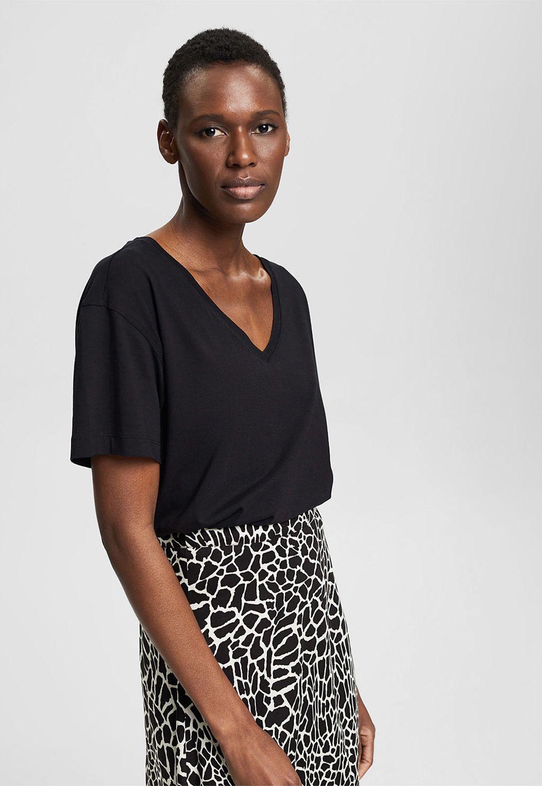 Polera Con Escote En V Esprit-2