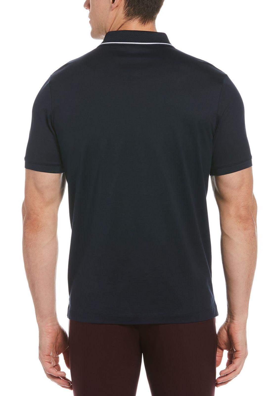 Polera polo navy lisa-1