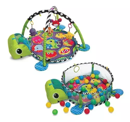 Gimnasio De Actividades Para Bebe Con Piscina Tortuga-1