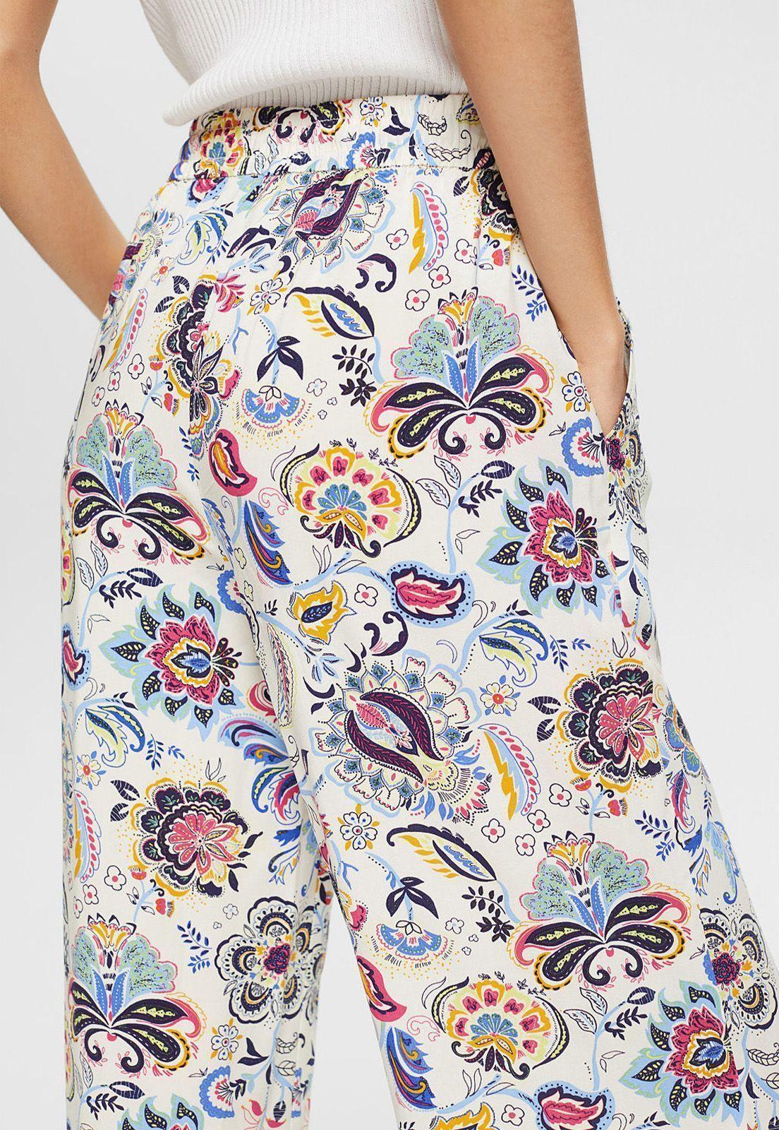 Pantalón Ligero Estampado Esprit-2