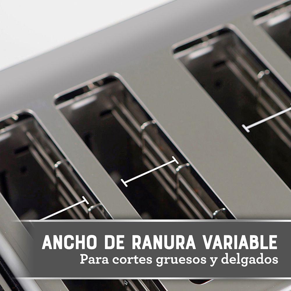 Tostadora premium para 4 rebanadas Oster® TSSTTA4540B-4