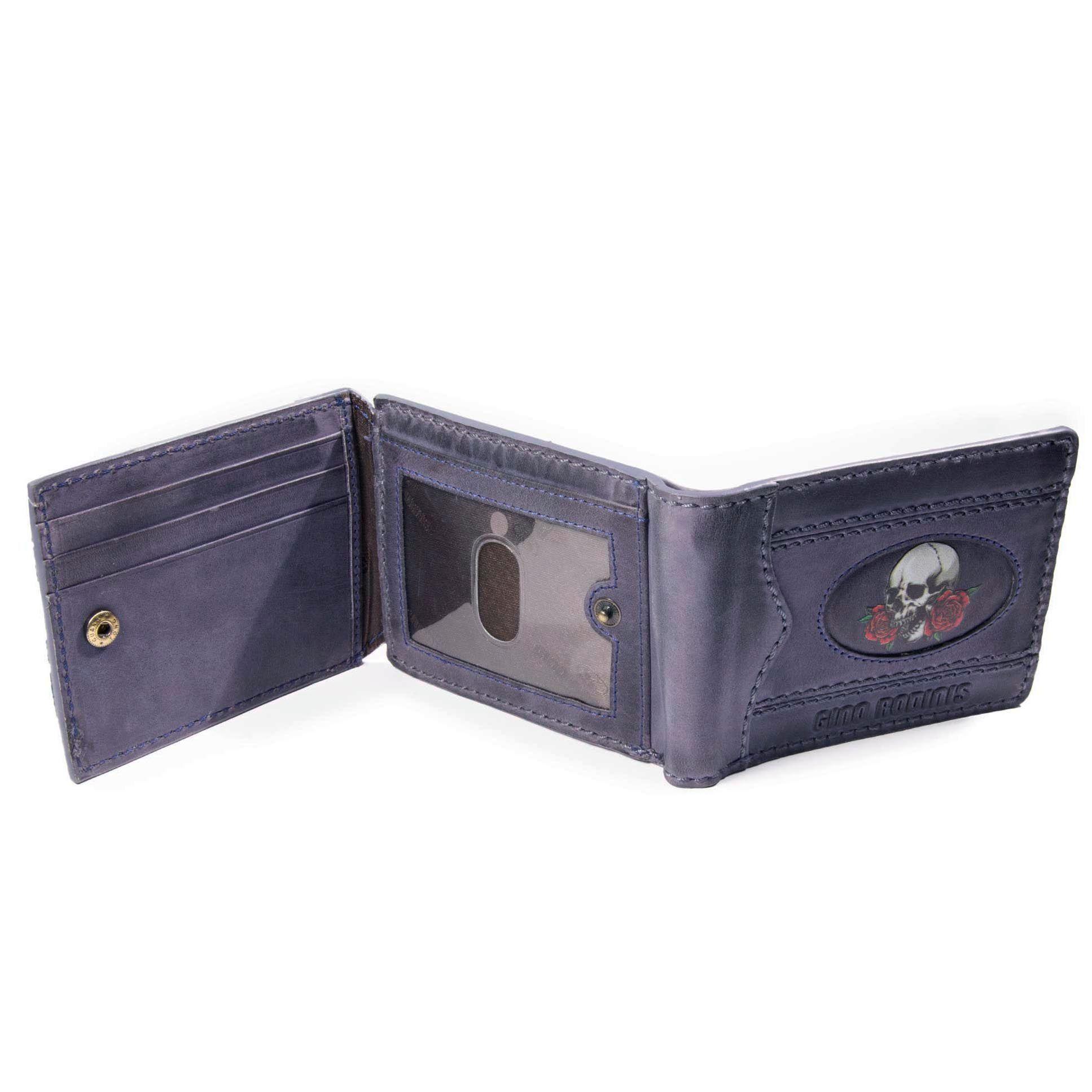 Billetera  Coco 991.2 Calavera Azul Gino Rodinis -3