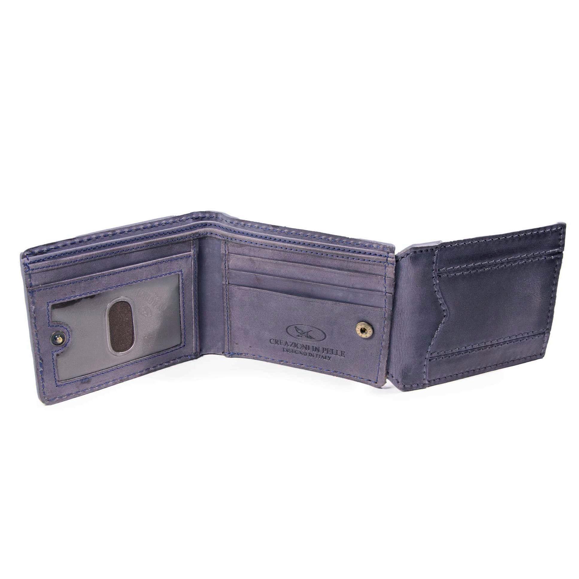 Billetera  Coco 991.2 Calavera Azul Gino Rodinis -2