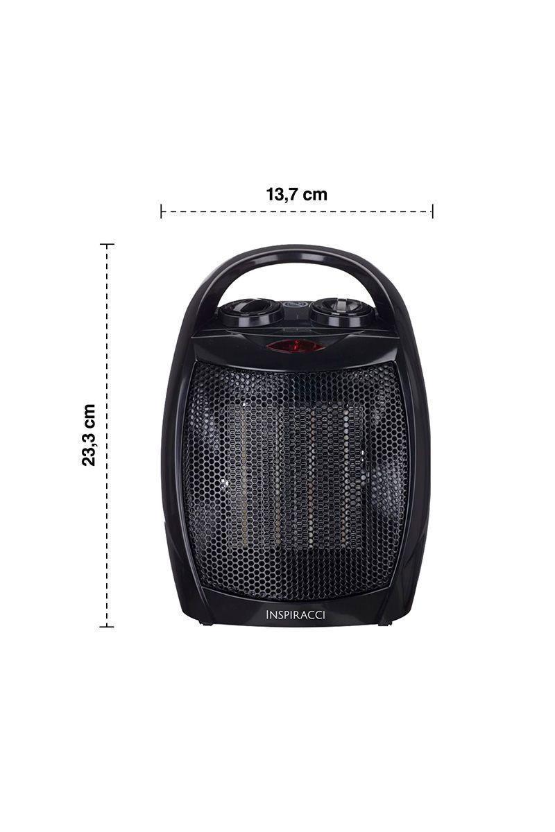 Calefactor Termoventilador Cerámico Vertical Negro-2