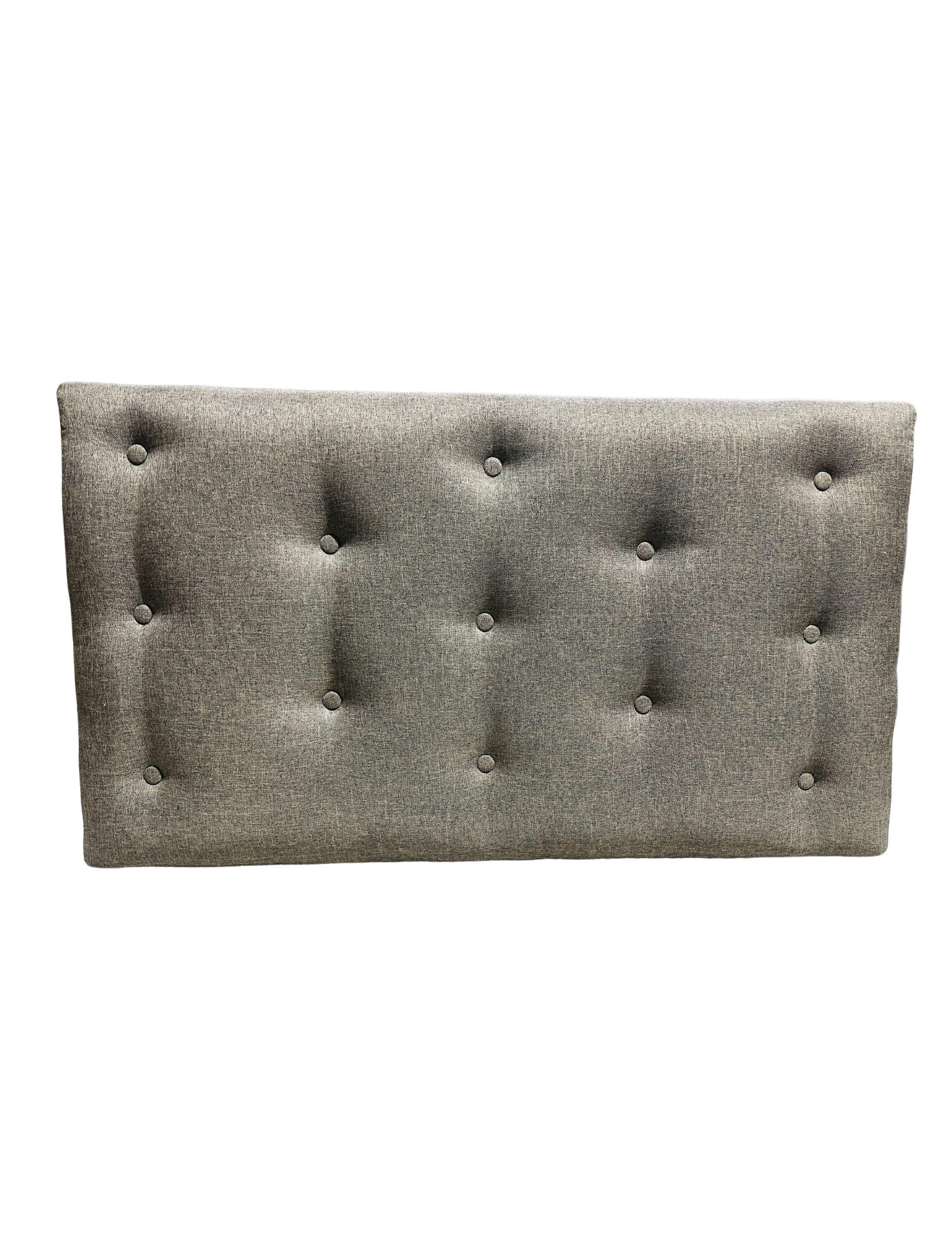 Respaldo 1.5 plazas Gris Lino Muebles Rimar-3