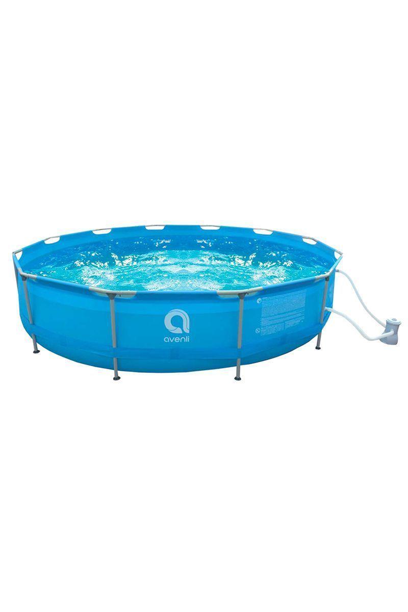 Piscina Redonda con Filtro 9495L 84x420 cm Celeste-0