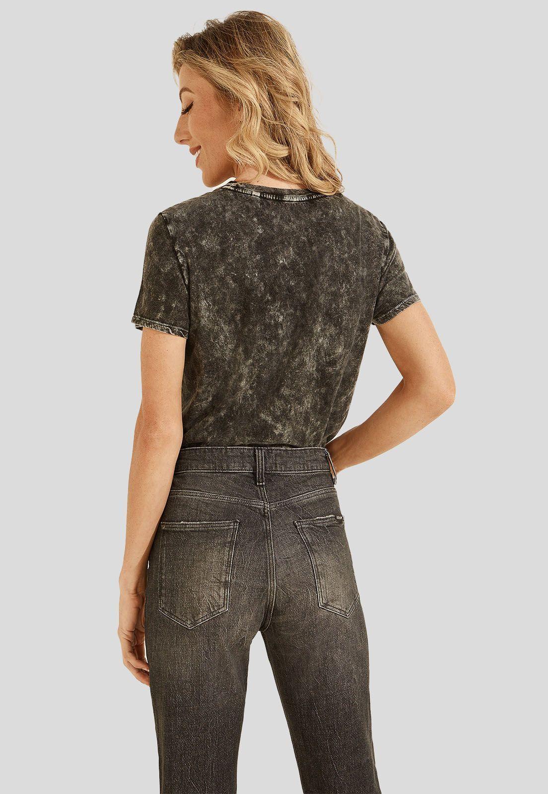 Polera Ss Tiger Rose Easy Tee Jtmu  Guess-3