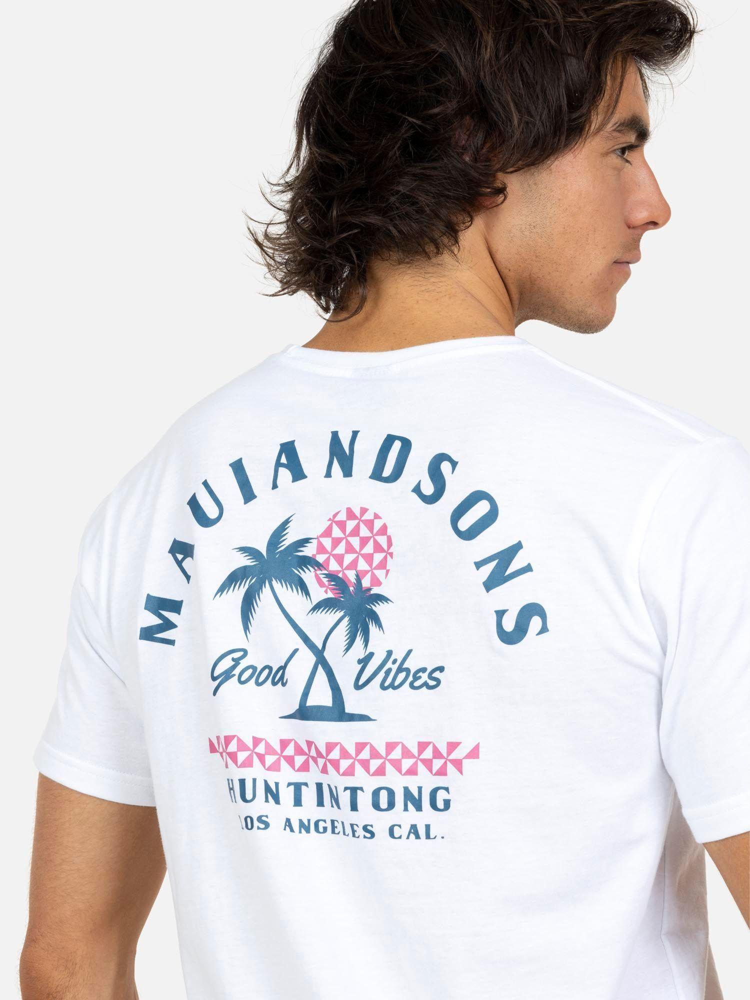 Polera  Hombre Blanco 5P380-MV22 Maui And Sons-2
