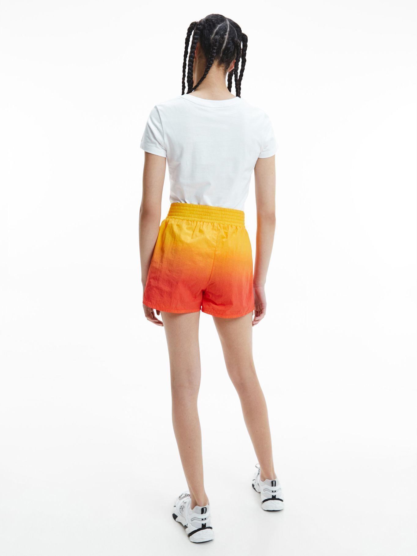 Polera Filled Blanco/Naranjo Calvin Klein Mujer-1