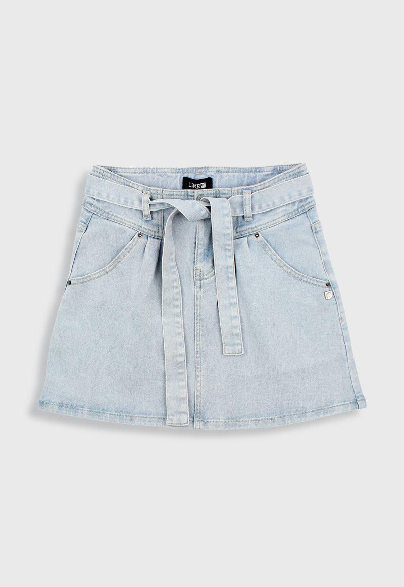 Falda teens niña denim ingenio 549-0