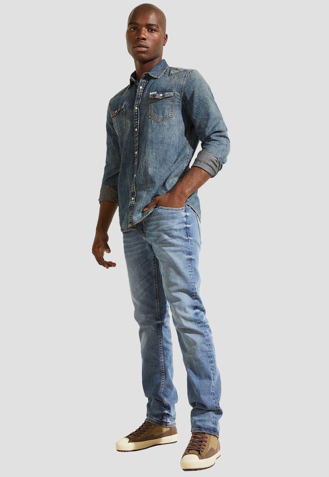 Camisa Truckee Ls Shirt Acdi Guess-1