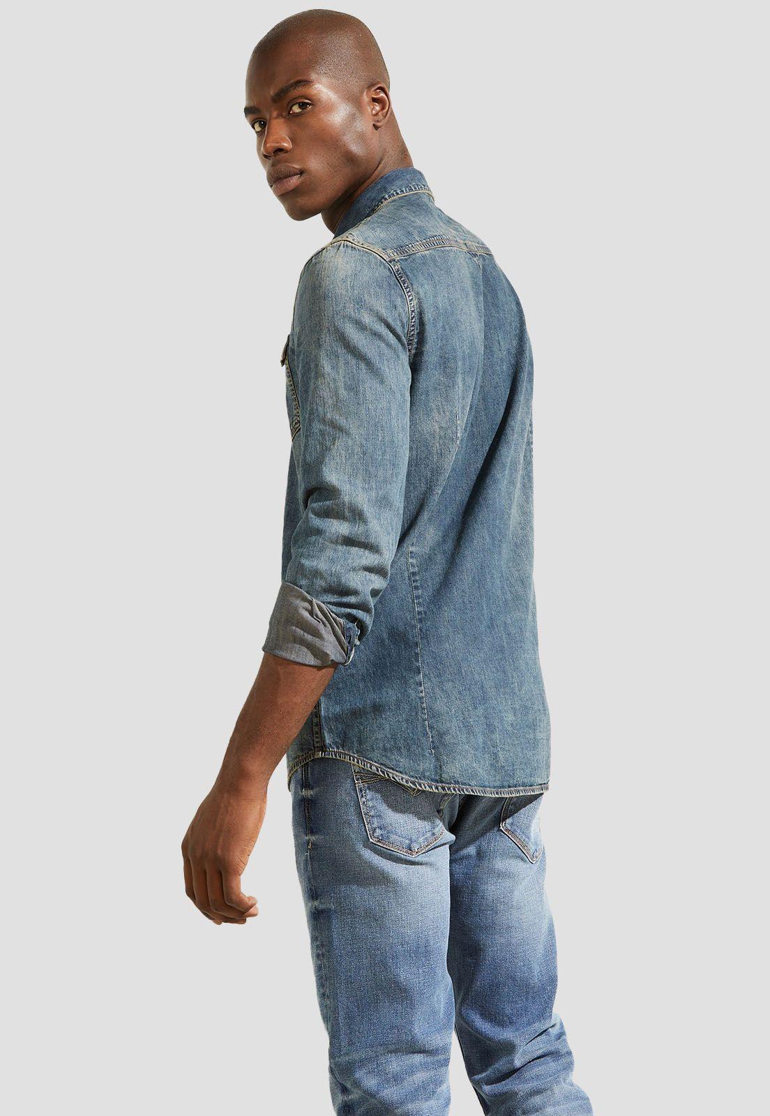 Camisa Truckee Ls Shirt Acdi Guess-4