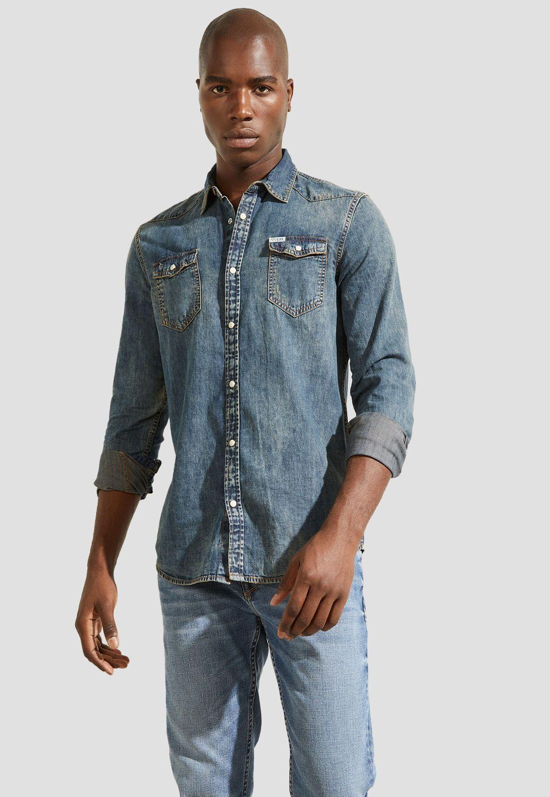 Camisa Truckee Ls Shirt Acdi Guess-0