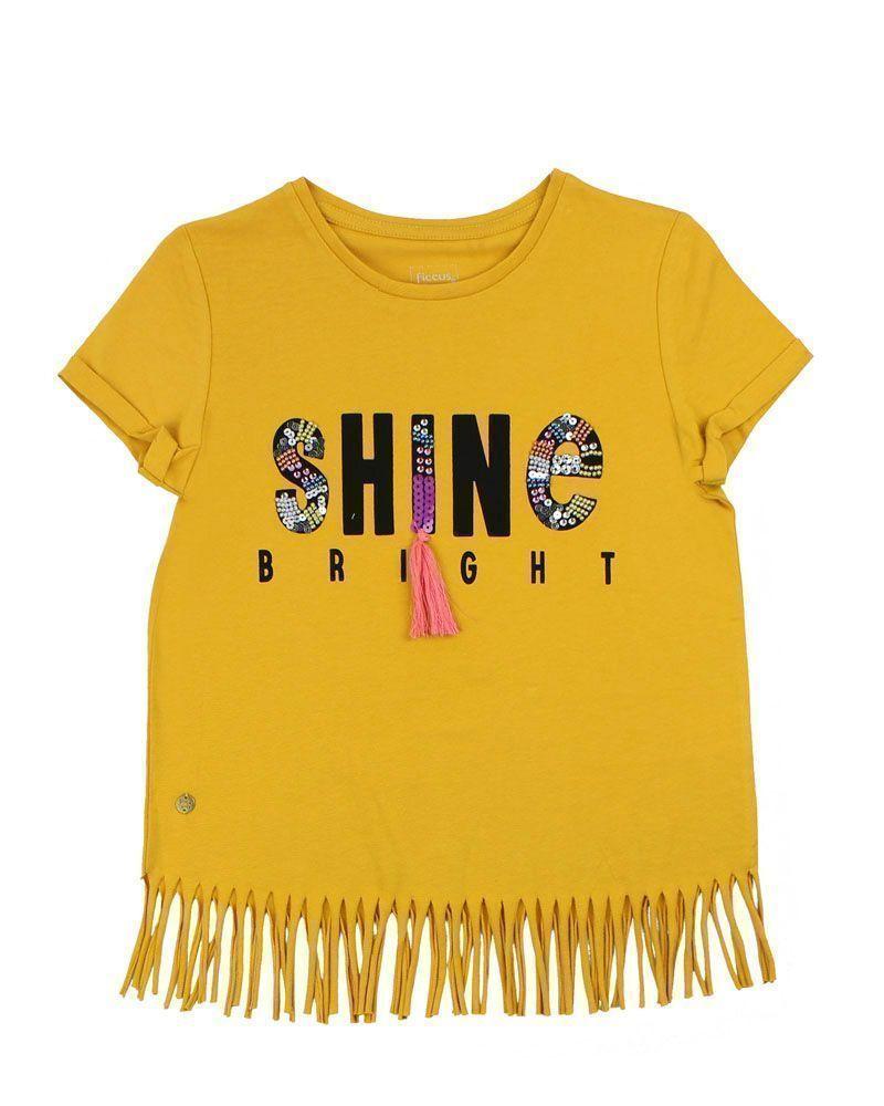 Polera Jr Niña Flecos Savage Ficcus-0