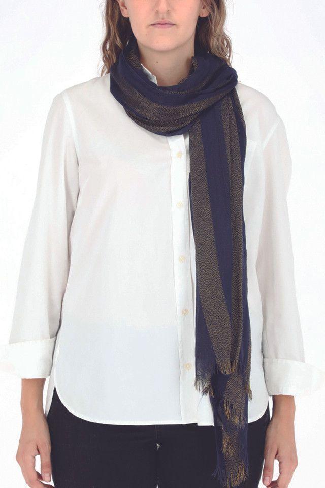 Pañuelo Cleopatra Azul Humana-0