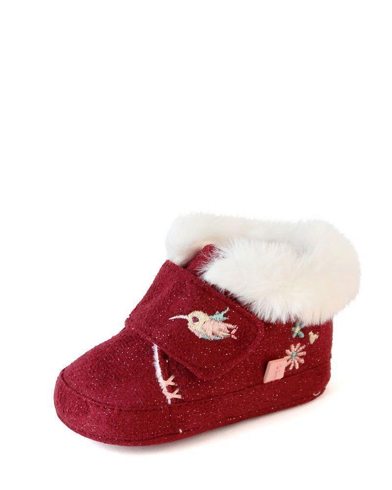 Botín Velcro Bebé Soft Niña Ficcus-1