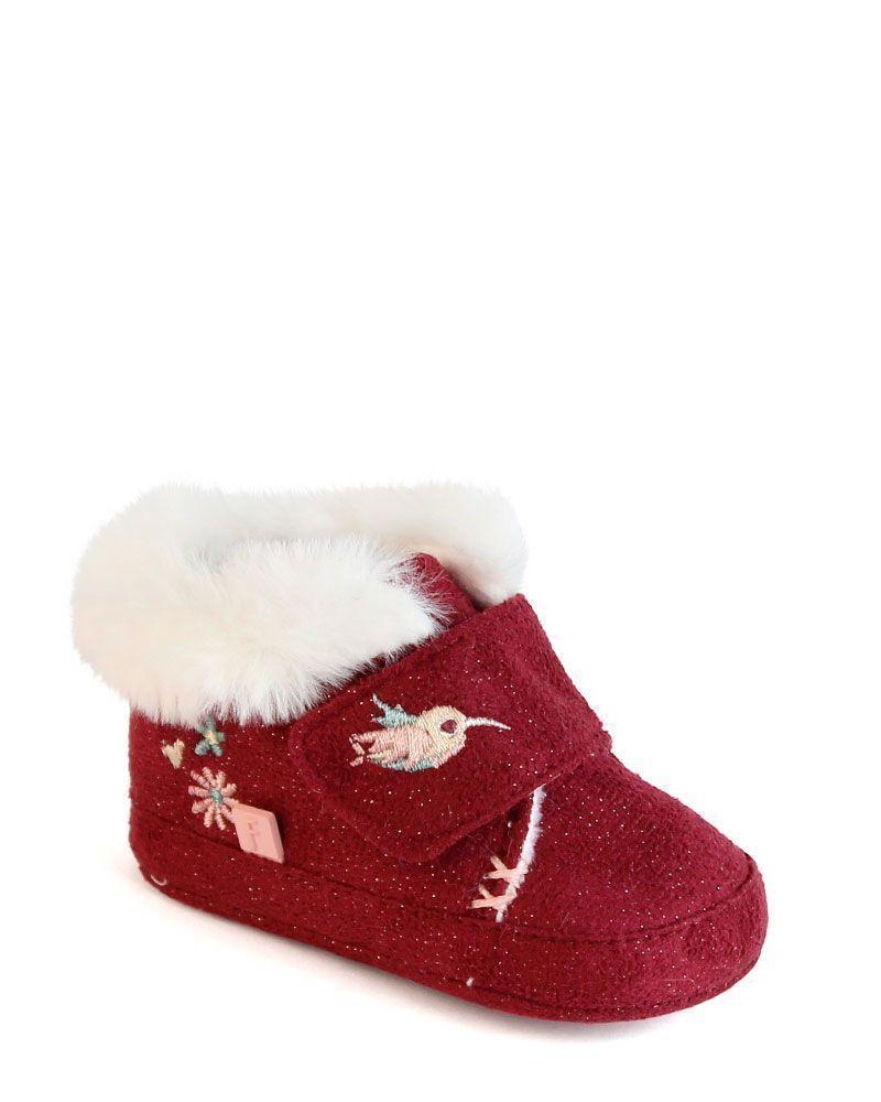 Botín Velcro Bebé Soft Niña Ficcus-0