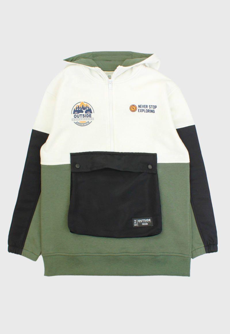 Poleron junior niño outside 341-0