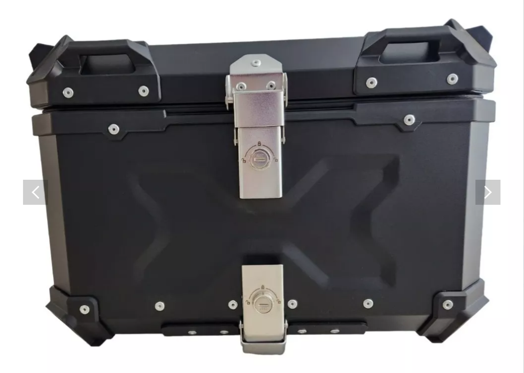 Maleta Top Case Aluminio Moto 55 L + Respaldo-2