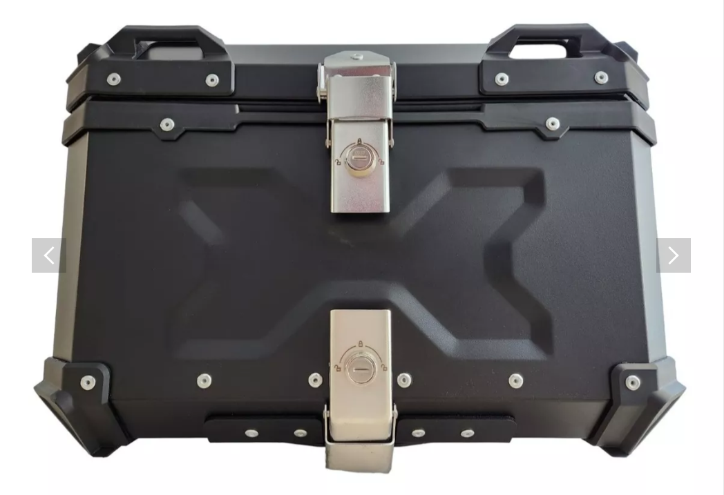 Maleta Top Case Aluminio Moto 55 L + Respaldo-3