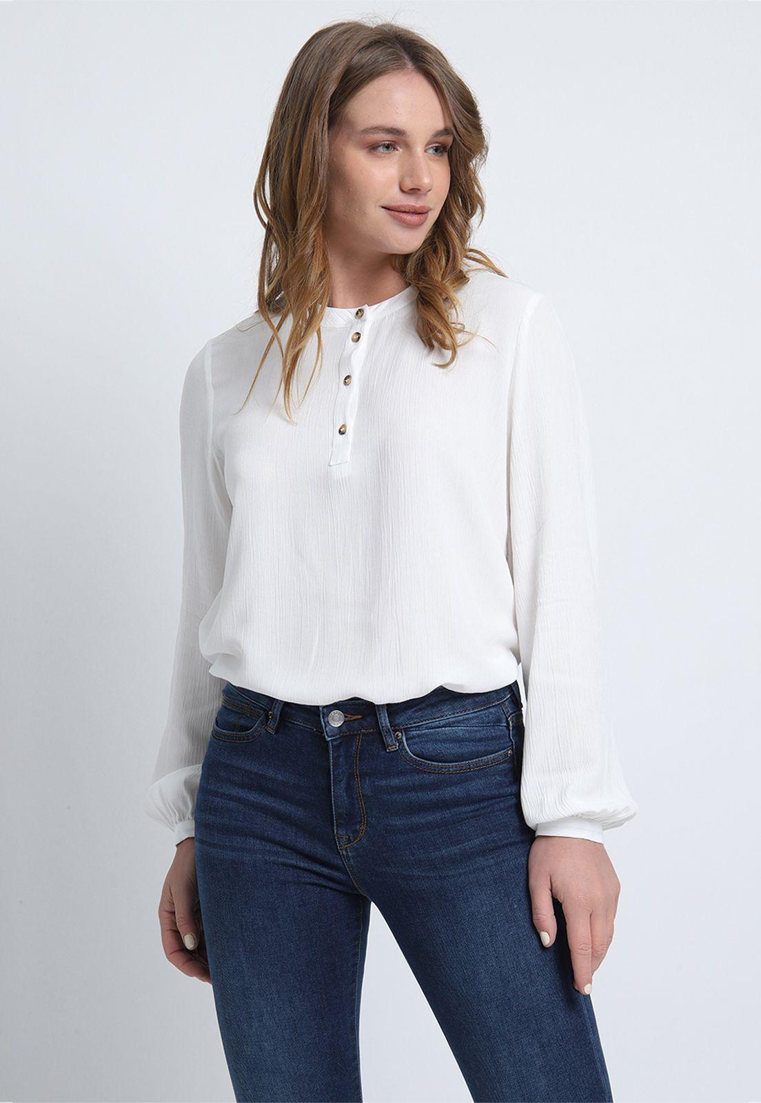 Blusa Manga Larga Esprit-4
