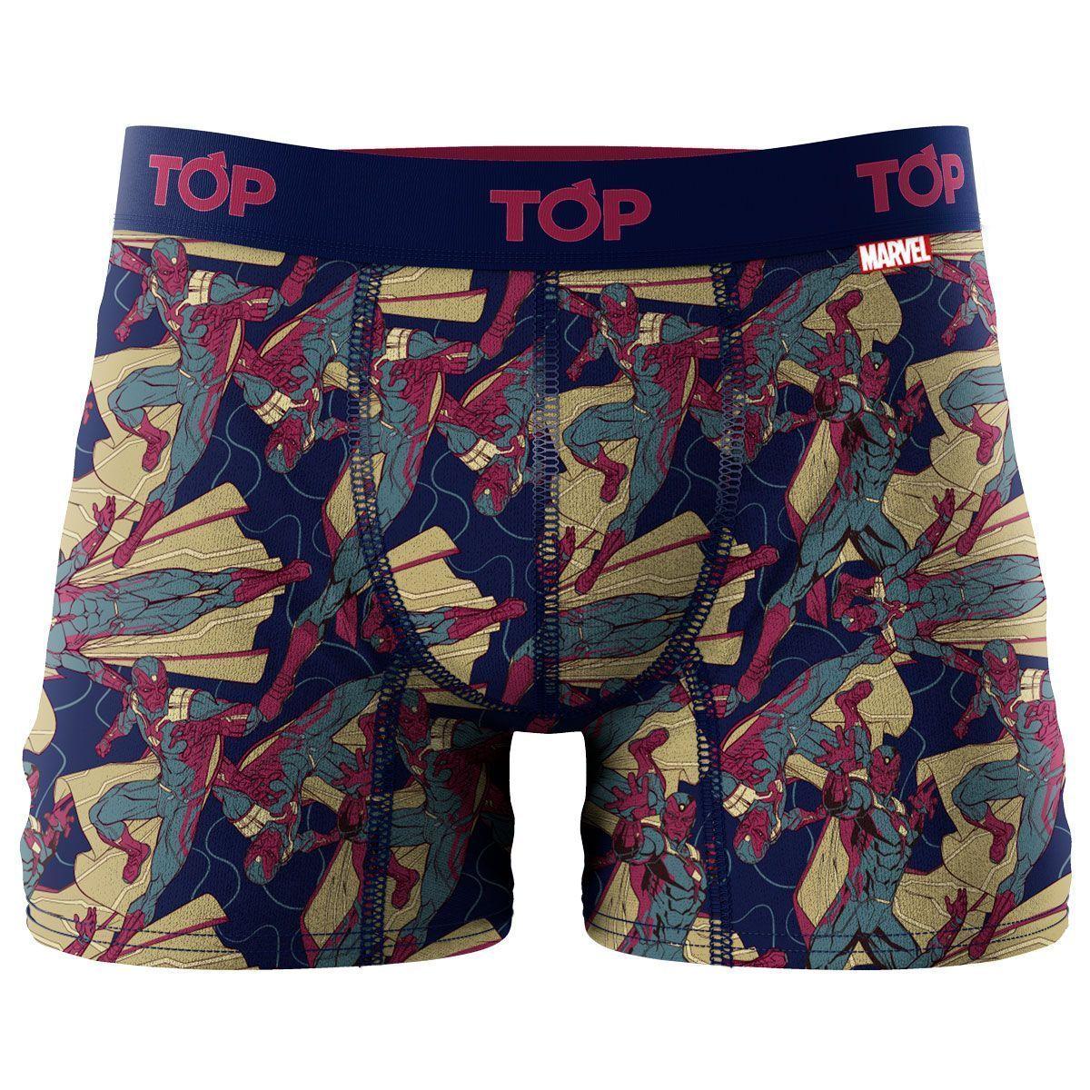 Pack 3 Bóxer Medios Algodón Marvel Top Visión C8-3