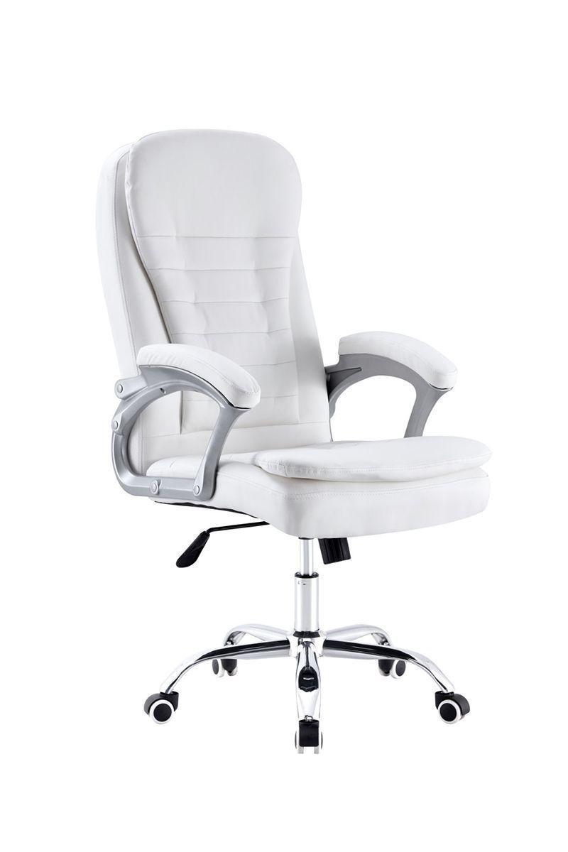 Silla de Oficina Ejecutiva Respaldo Alto Blanco-0