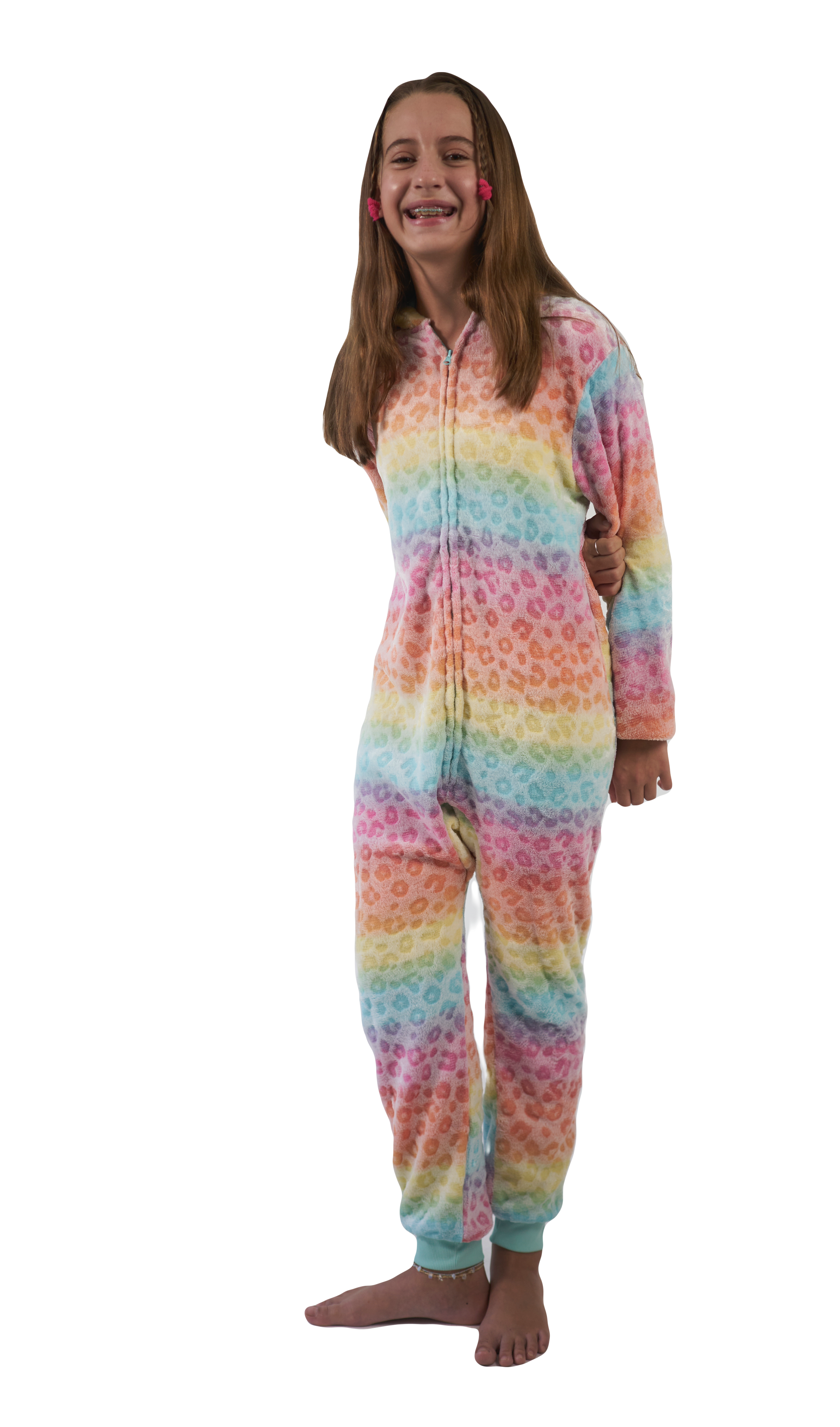 Pijama polar niña materiales reciclados-0