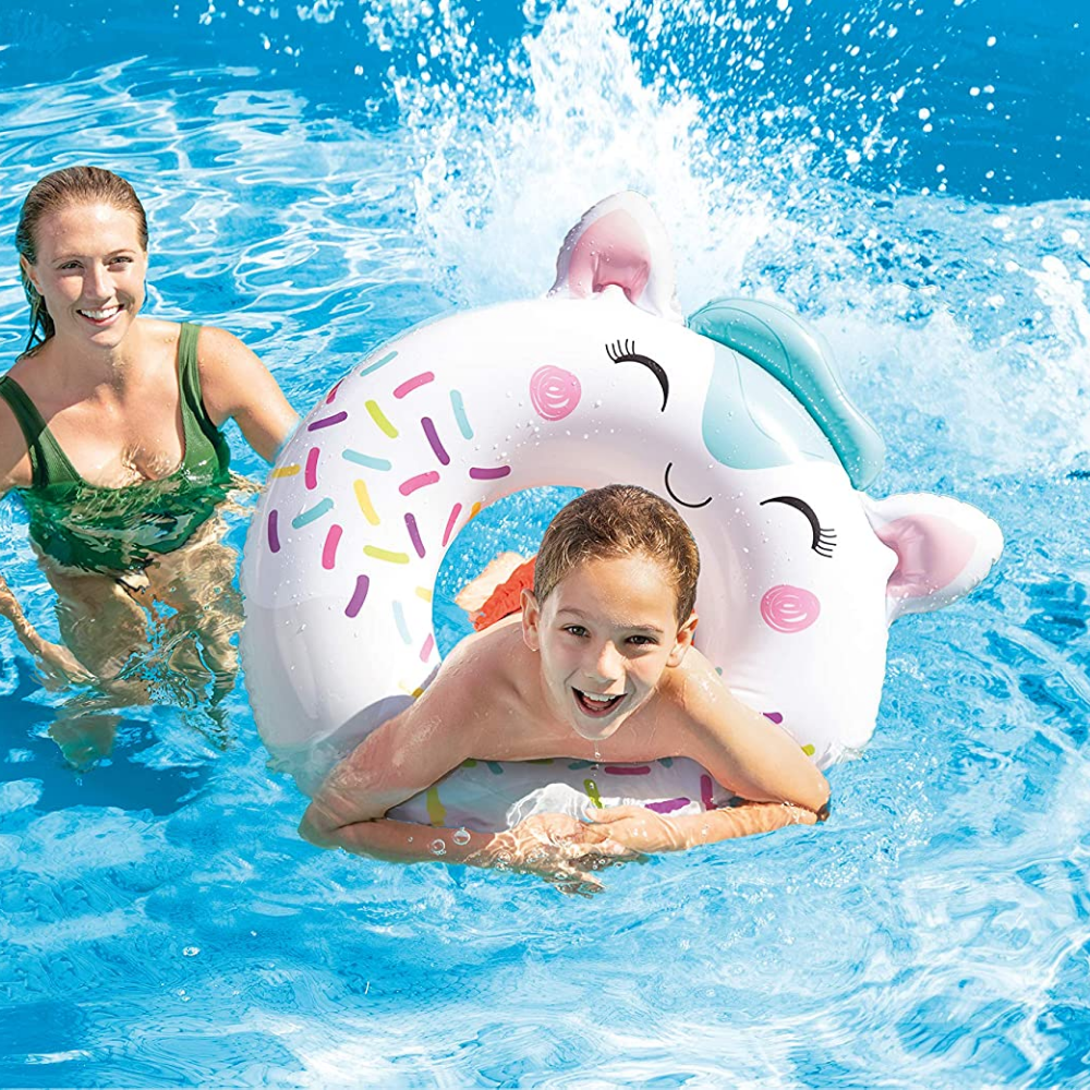 Flotador Inflable Redondo Gatito 76 Cm Cute Animal-1