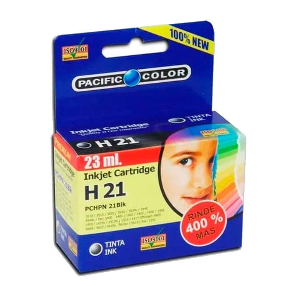 Cartucho Impresora Tinta Negro H21 23ml Rinde 400% Mas-0