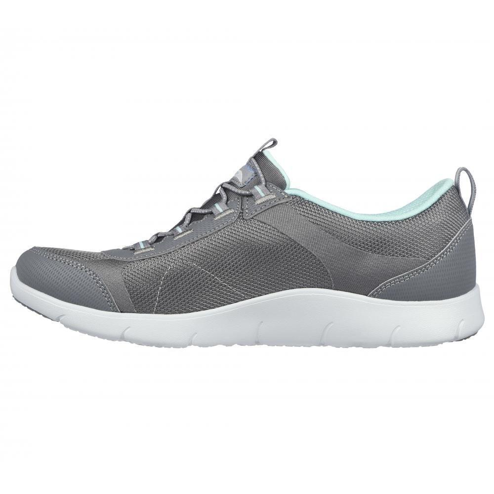Zapatilla Mujer Arch Fit Refine Gris Skechers-3
