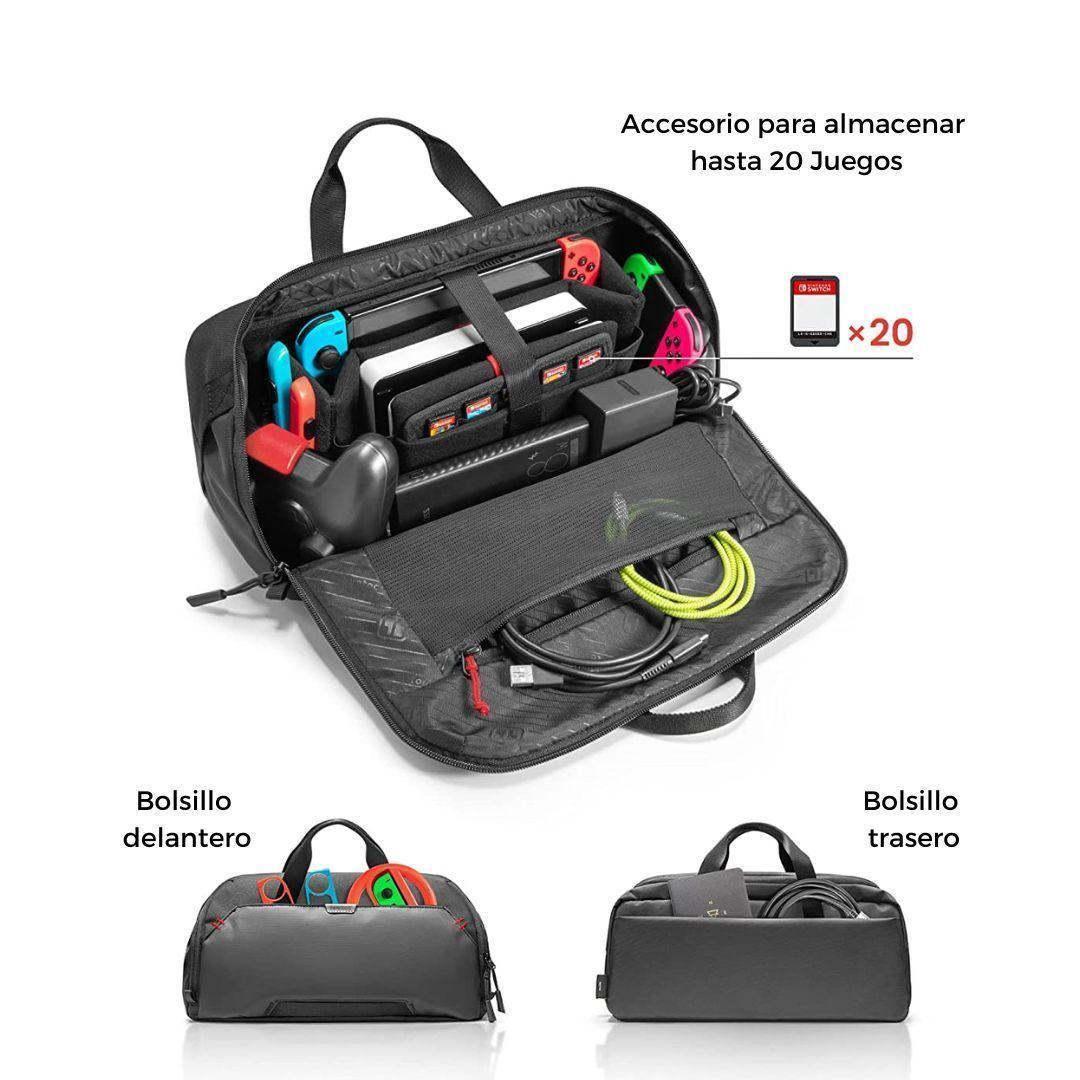 Tomtoc Bolso de Viaje para Nintendo Switch/OLED - Negro-4
