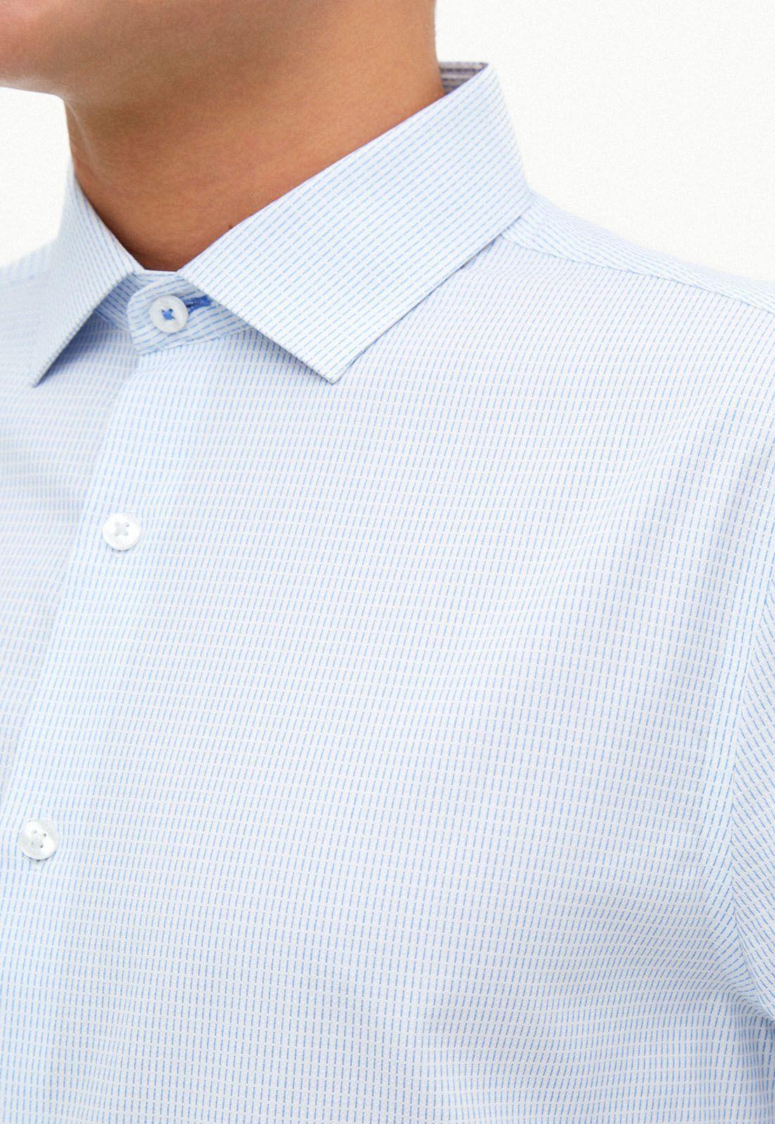 Camisa formal dobby blanca-1