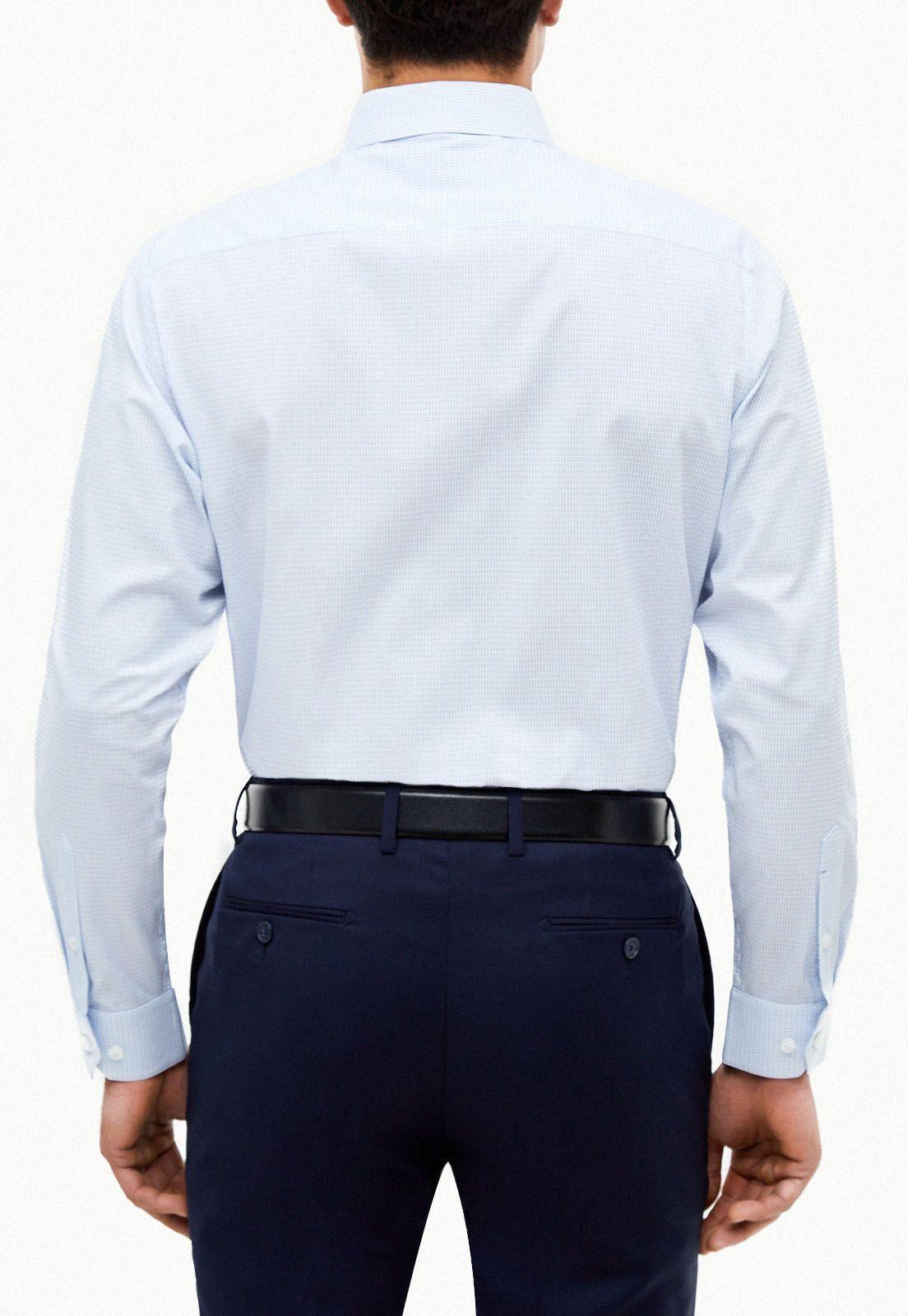 Camisa formal dobby blanca-2