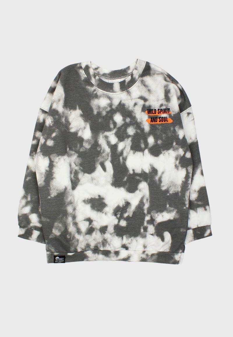 Poleron kids niño oversize tie dye soul 246-0