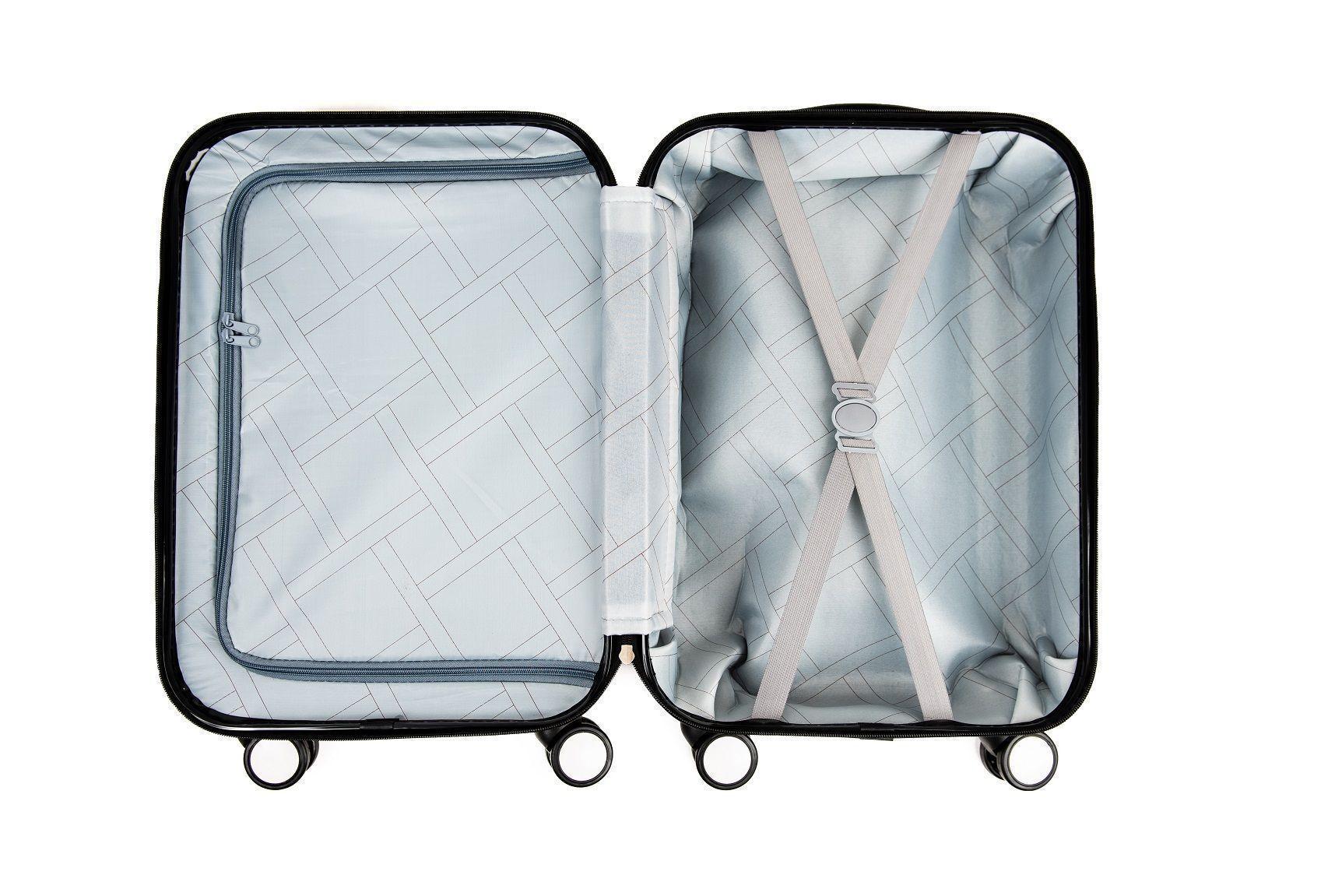 Maleta Cabina Carry On Valija De Mano Azul-2