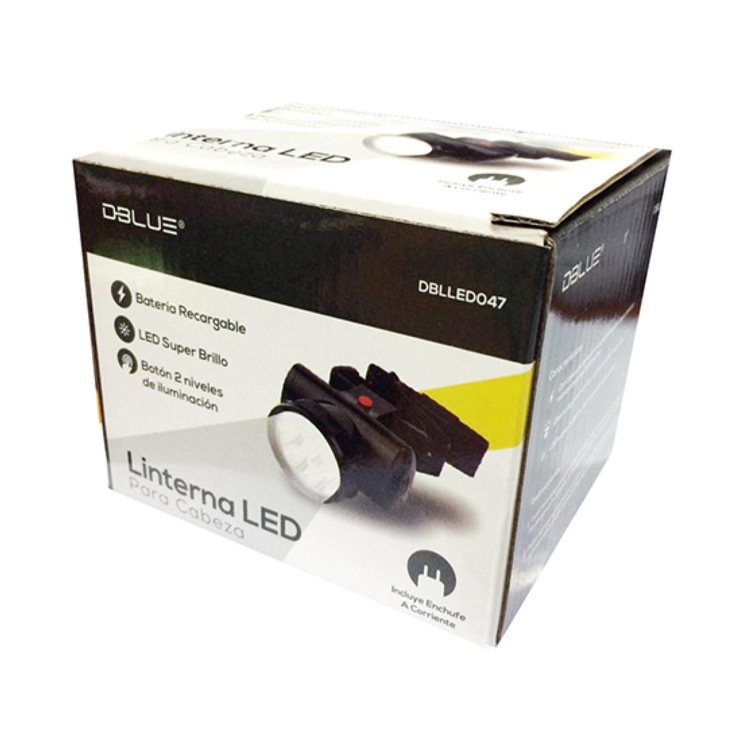 Linterna Led Para Cabeza Recargable Outdoor Dblue-1