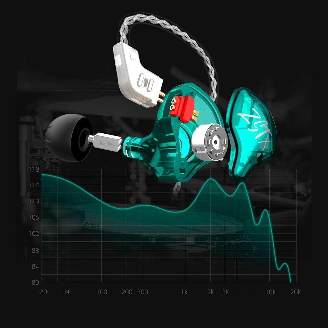 Audífonos Nuevos KZ ZST X + Accesorios + Gomas + Case Protector de Regalo-3