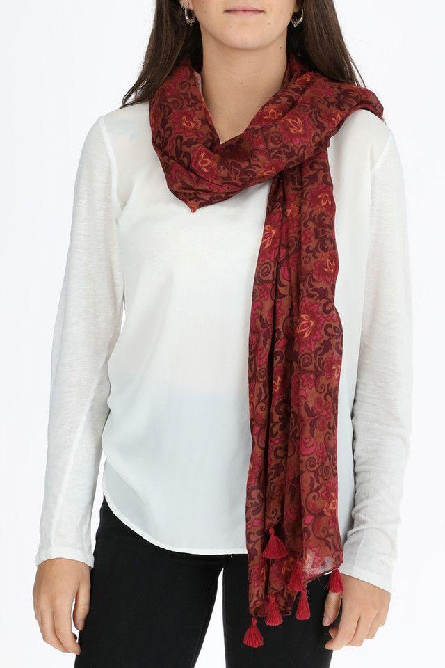 Pañuelo Estampado Royal Café Humana-2