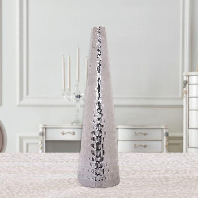 Jarrón Decorativo Toscana Grande Silver-3