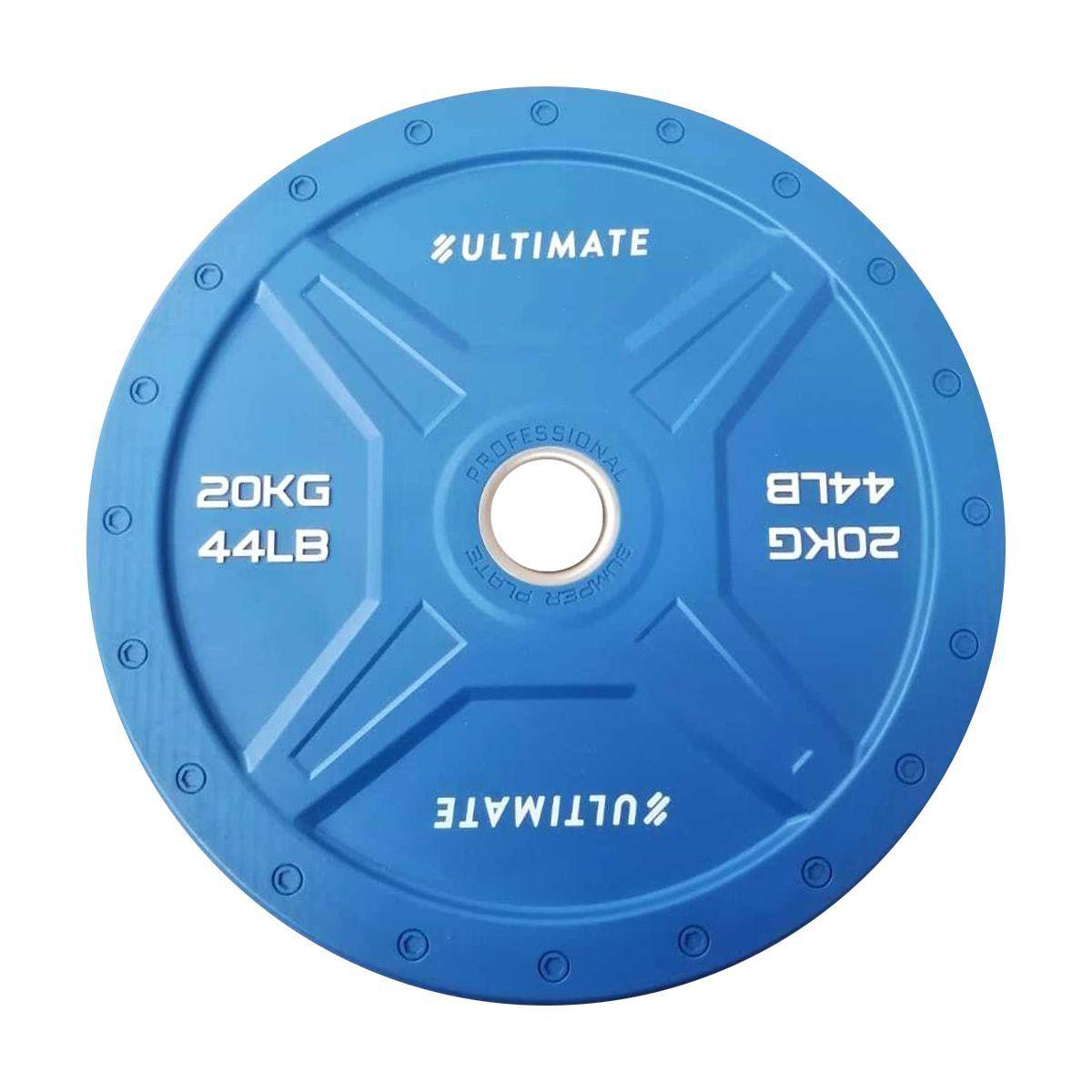 Disco Olímpico Bumper Elite Hex 20 kg-0